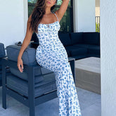 Siera - Flowers Print Maxi Dress